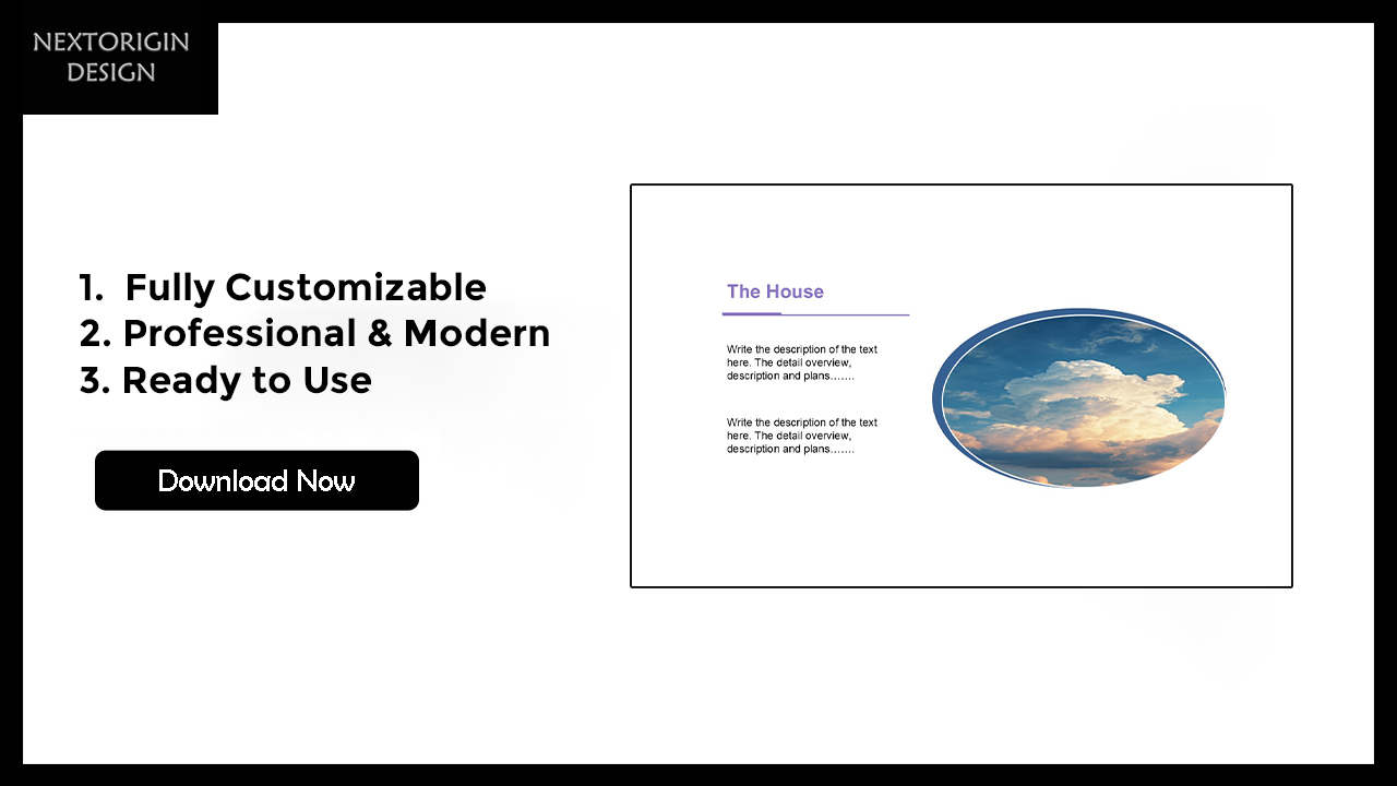 Main Page or Cover Page Infographic Template